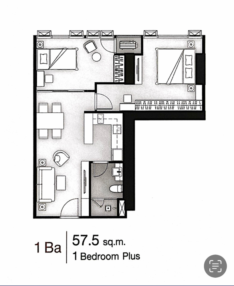 Supalia Icon Sathorn: 1+1bed 57.5sqm. 11,700,000 Am: 0656199198