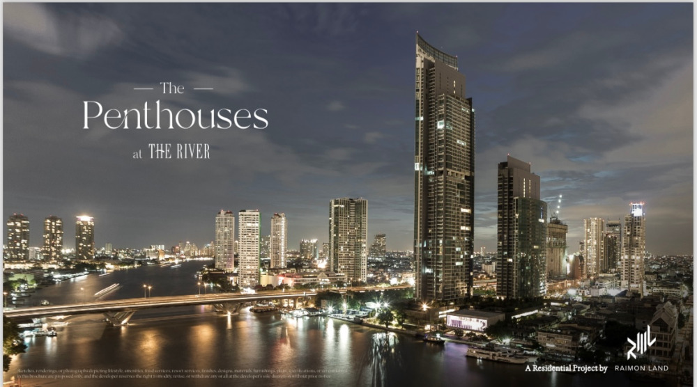 The River Penthouse for sell: 4bed 4bath + maid 537.85 sqm. 116,670,000 Am: 0656199198