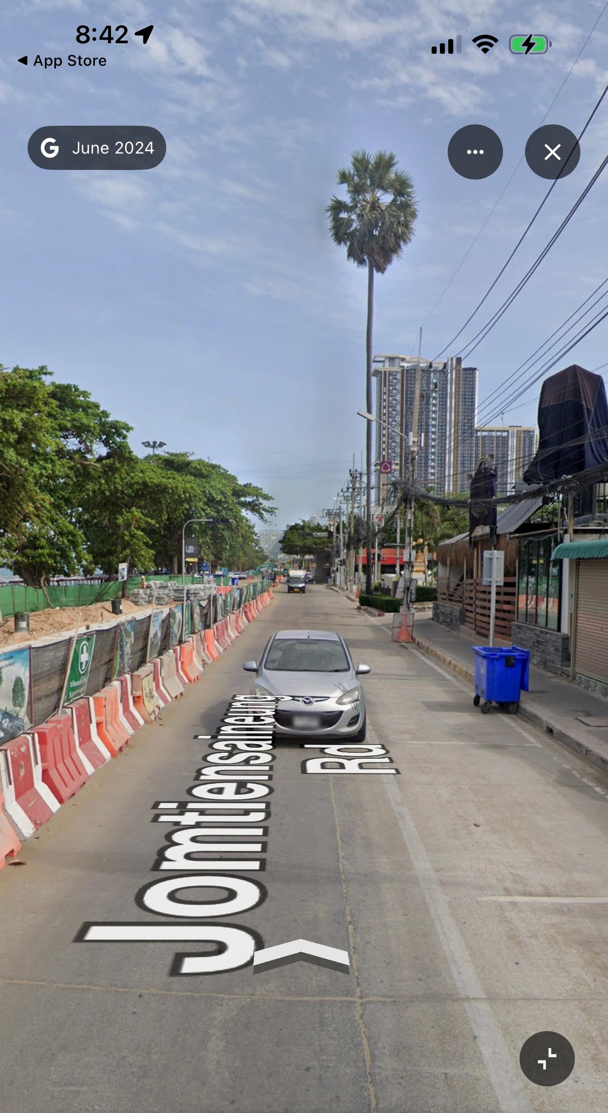 Land Jomtien sai 1 beach front Pattaya for sell: 20-2-70 Rai 1,757,500,000 Am: 0656199198