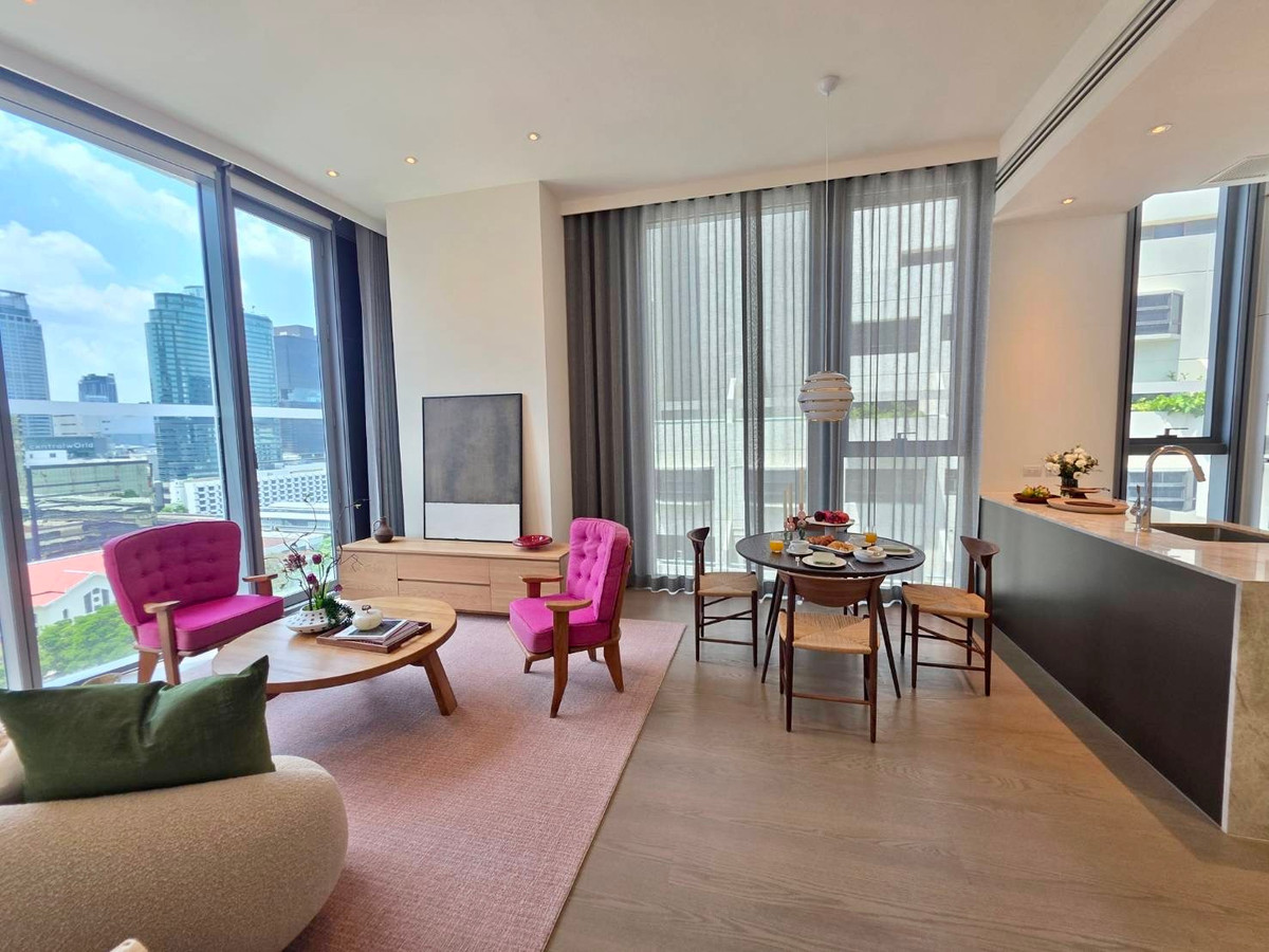 Scope Langsuan: 1bed 1bath + powder room 84.8 sqm. 45,500,000 Brand new Fully Furnished Am: 06561999198