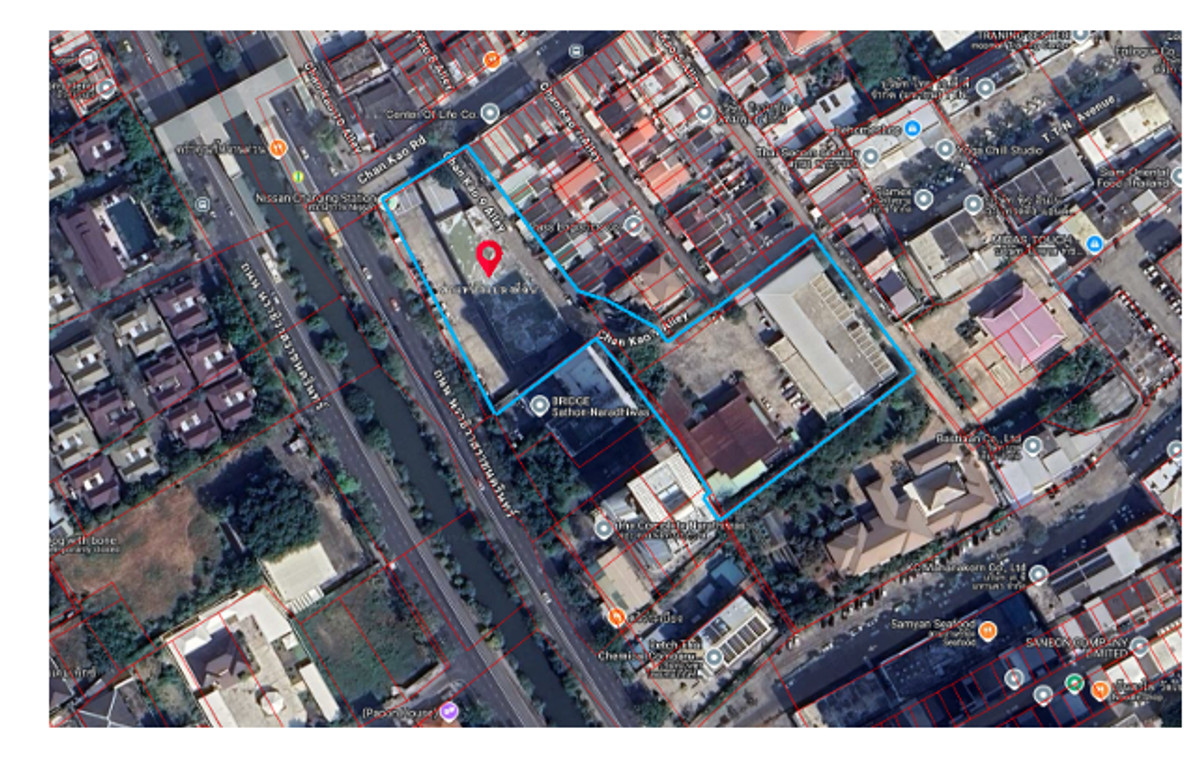Land Corner Narathiwas-old Chan Road: 5-3-73.3 rais (2,373.3sqwah) 600,000/wah Sell: 1,423,980,000 bht. Am: 0656199198