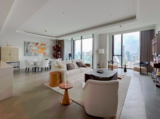 One89: 3bed 3.5bath + maid 218sqm. 3XFl 350,000/mth Am: 0656199198
