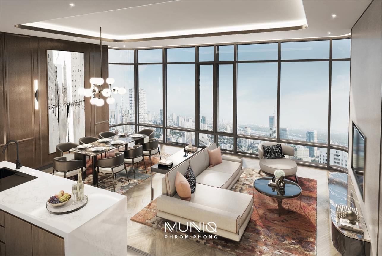 Muniq Phrom phong: 3bed 4bath + maid 192sqm. Corner unit 84,000,000 Am: 0656199198
